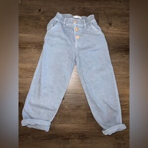 Zara Kids Light Blue Casual Pants